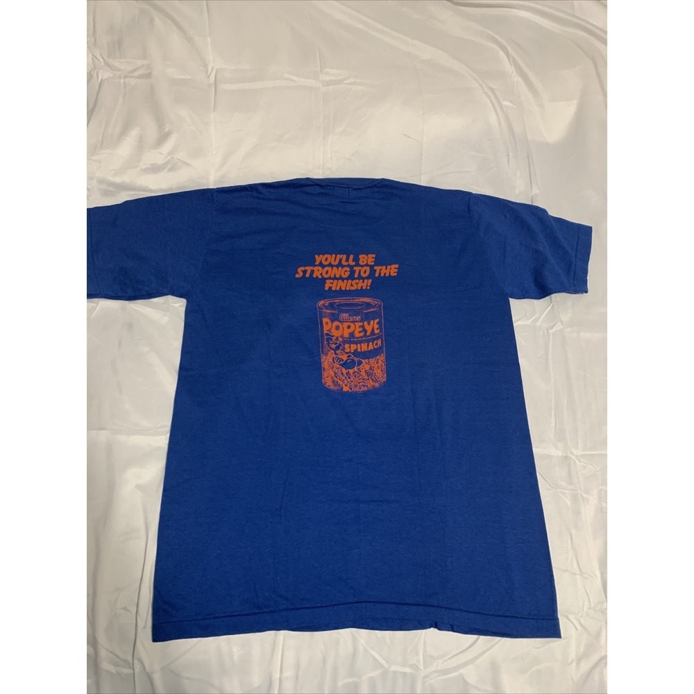 vintage Popeye T Shirt Size XL Spinach cartoon Running